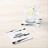 ハロウィーンのミイラ スクエアペーパーコースター (インサイチュ)