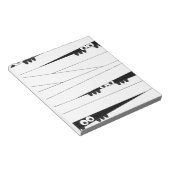 ハロウィーンのミイラ ノートパッド (アングル)