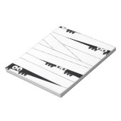 ハロウィーンのミイラ ノートパッド (回転)