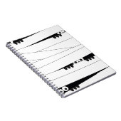 ハロウィーンのミイラ ノートブック (右側)