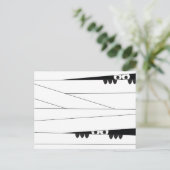 ハロウィーンのミイラ ポストカード (スタンド正面)