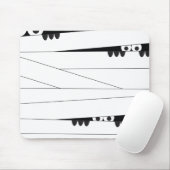 ハロウィーンのミイラ マウスパッド (マウス)