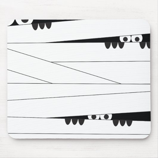 ハロウィーンのミイラ マウスパッド (正面)