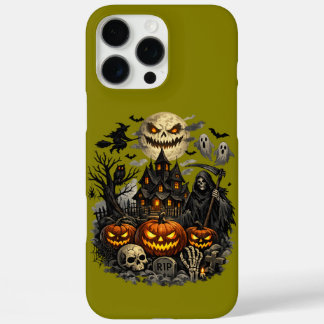 ハロウィーンのムーンリットマナー" iPhone 16 PRO MAXケース