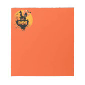 ハロウィーンのメモ帳 ノートパッド (正面)