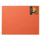 ハロウィーンのメモ帳 ノートパッド (正面)