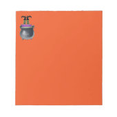 ハロウィーンのメモ帳 ノートパッド (正面)