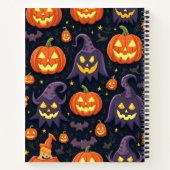 ハロウィーンのメモ ノートブック (裏面)