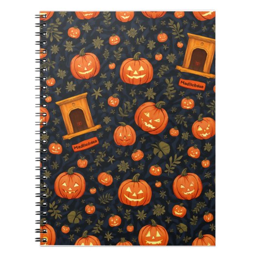 ハロウィーンのメモ ノートブック (正面)