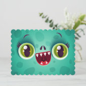 ハロウィーンのモンスターまたはゾンビとの招待状 招待状 (スタンド正面)