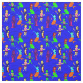 ハロウィーンのモンスターマーメイド吸血鬼ゾンビ女 ファブリック (見本)