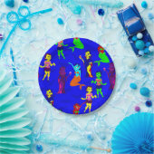 ハロウィーンのモンスターマーメイド吸血鬼ゾンビ女 ペーパープレート (パーティー)