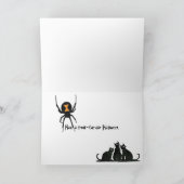 ハロウィーンのユーモア カード (内部)