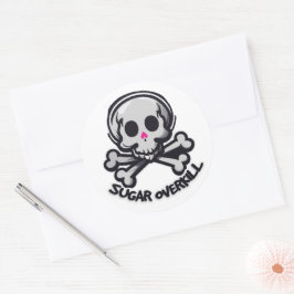 ハロウィーンのユーモア ラウンドシール