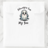 ハロウィーンのユーモア ラウンドシール (バッグ)