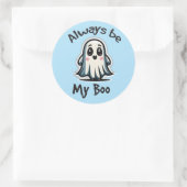 ハロウィーンのユーモア ラウンドシール (バッグ)