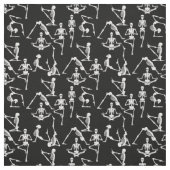 ハロウィーンのヨガスケルトン ファブリック (見本)