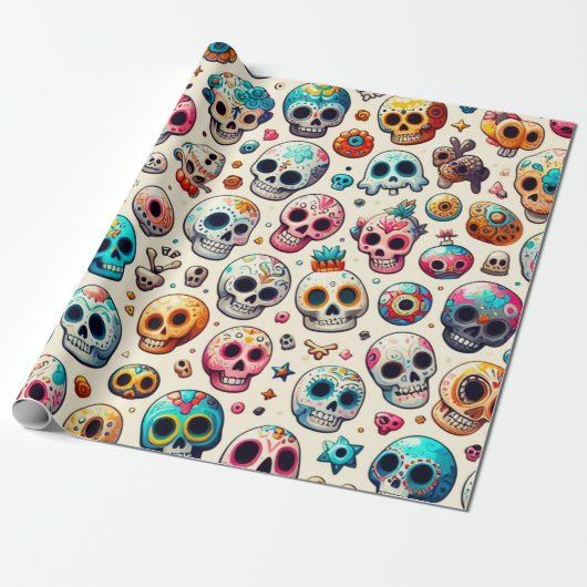 ハロウィーンのラッピング紙 ラッピングペーパー (アンロールド)