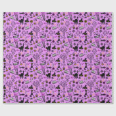 ハロウィーンのラッピング紙。 ラッピングペーパー (フラット)