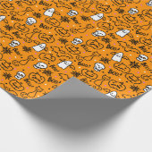 ハロウィーンのラッピング紙。 ラッピングペーパー (角)