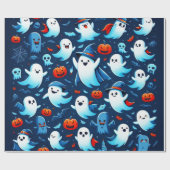 ハロウィーンのラッピング紙 ラッピングペーパー (フラット)