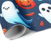 ハロウィーンのラッピング紙 ラッピングペーパー (ロールコーナー)