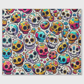 ハロウィーンのラッピング紙... ラッピングペーパー (フラット)