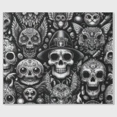 ハロウィーンのラッピング紙 ラッピングペーパー (フラット)