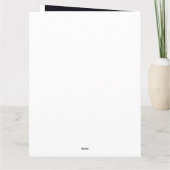 ハロウィーンのラフコリーとカボチャ怖い カード (裏面)