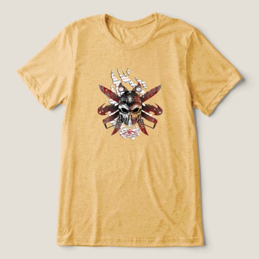ハロウィーンのリパーのR. トライブレンドTシャツ (デザイン正面)