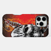 ハロウィーンのリパーのR. iPhoneケース (裏面横)