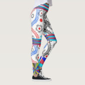 ハロウィーンのレギンス幾何学的トレンディーnew2023 レギンス (右)