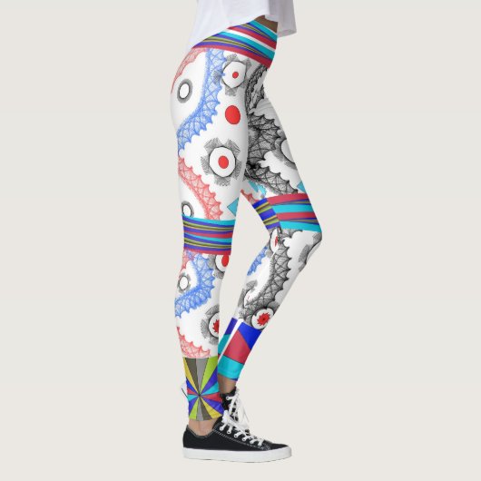 ハロウィーンのレギンス幾何学的トレンディーnew2023 レギンス (右)