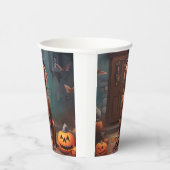 ハロウィーンのヴィズスラ・パンプキン怖い  紙コップ (右)