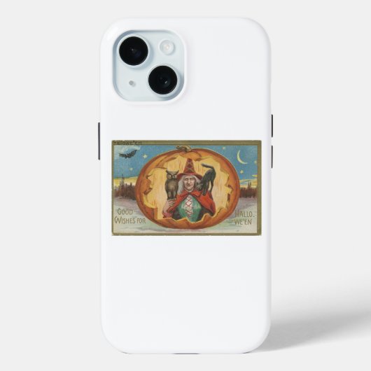 ハロウィーンのヴィンテージ画像に対する願い Case-Mate iPhoneケース (裏面)