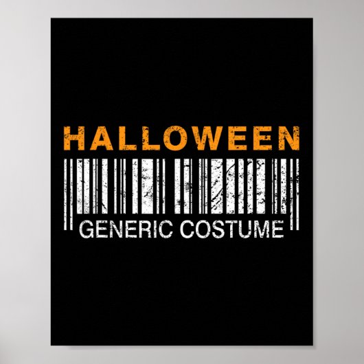 ハロウィーンの一般的なおもしろい衣装 ポスター (正面)