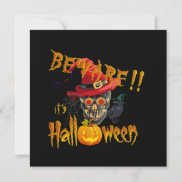 ハロウィーンの不気味で怖いパーティーバッシュに注意 招待状