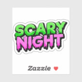 ハロウィーンの不気味で怖い夜ステッカー シール (シート)