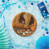 ハロウィーンの不気味なカボチャ ペーパープレート (パーティー)