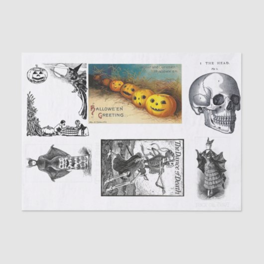 ハロウィーンの不気味な切り離し 薄葉紙 (正面)