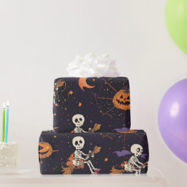 ハロウィーンの不気味な夜 ラッピングペーパー