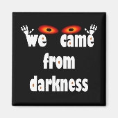 ハロウィーンの不気味な季節がここにある マグネット (正面)