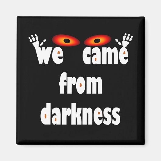 ハロウィーンの不気味な季節がここにある マグネット (正面)