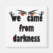 ハロウィーンの不気味な季節がここにある マグネット (正面)