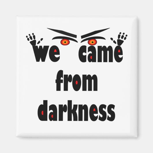 ハロウィーンの不気味な季節がここにある マグネット (正面)