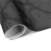 ハロウィーンの不気味な幽霊ハローウィンパーティの装飾 ラッピングペーパー (ロールコーナー)