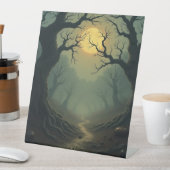 ハロウィーンの不気味な道 台座サイン (インサイチュ)