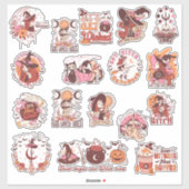 ハロウィーンの不気味な魔力 シール (シート)