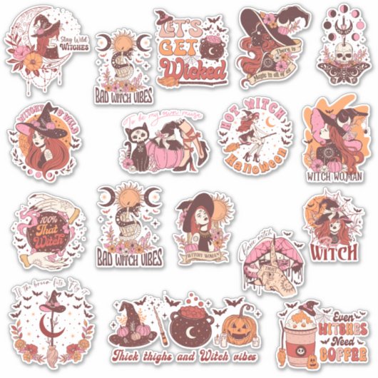 ハロウィーンの不気味な魔力 シール (正面)