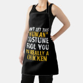 ハロウィーンの人のコスチュームフアムフアムイムチキン エプロン (インサイチュ)